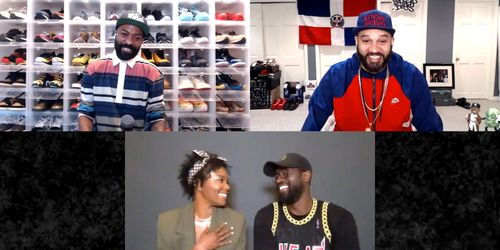 Gabrielle Union, Dwyane Wade, The Kid Mero, and Desus Nice in Desus & Mero: Baline Human (2020)