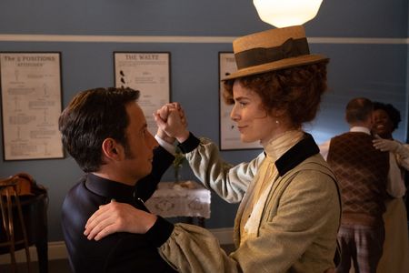 Jonny Harris and Clare McConnell in Murdoch Mysteries