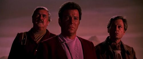 William Shatner, James Doohan, and DeForest Kelley in Star Trek III: The Search for Spock (1984)