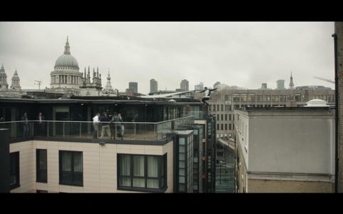 Still from Jack Ryan Season 2 Episode 4. The rooftop jump.