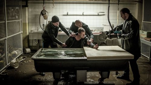 Til Schweiger, Ferris MC, Janos Tiborcz, and Raphael Domanski in Tatort: Der große Schmerz (2016)