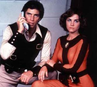 Craig Littler and Susan Pratt in Jason of Star Command (1978)