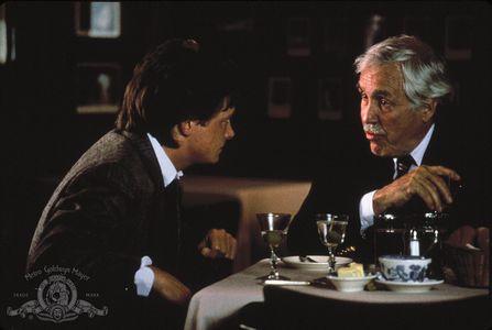 Michael J. Fox and Jason Robards in Bright Lights, Big City (1988)