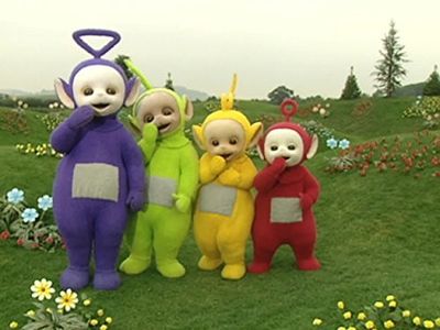 Pui Fan Lee, John Simmit, Nikky Smedley, and Dave Thompson in Teletubbies (1997)