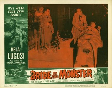 Bela Lugosi, Tor Johnson, Loretta King, and Tony McCoy in Bride of the Monster (1955)