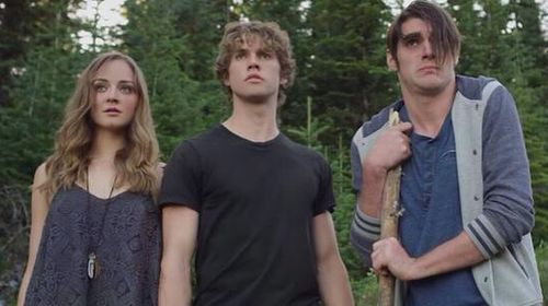 Laura Bilgeri, Jedidiah Goodacre & RJ Mitte in 