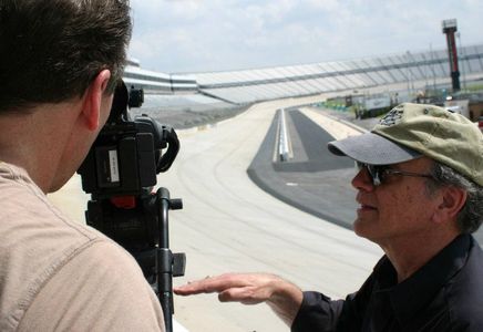 John discussing shot with cinematographer James Fortier