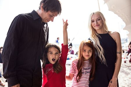 Sean Baker, Brooklynn Prince, Bria Vinaite, and Valeria Cotto