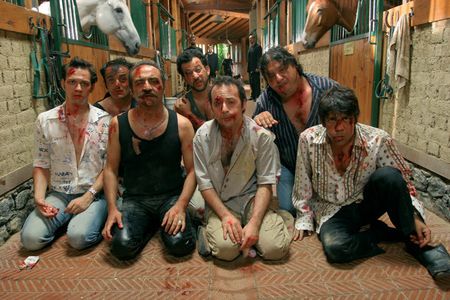 Tolga Çevik, Yilmaz Erdogan, Tuncer Salman, Erdal Tosun, Öner Erkan, Riza Kocaoglu, and Ersin Korkut in Magic Carpet Rid