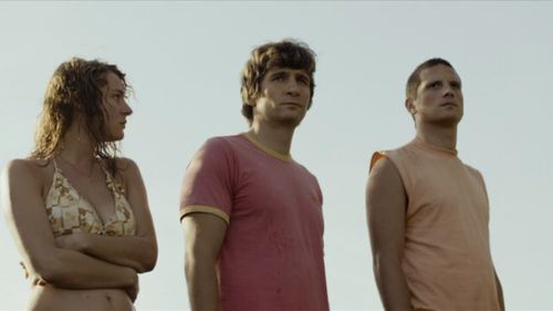 Goran Markovic, Tihana Lazovic, and Stipe Radoja in The High Sun (2015)