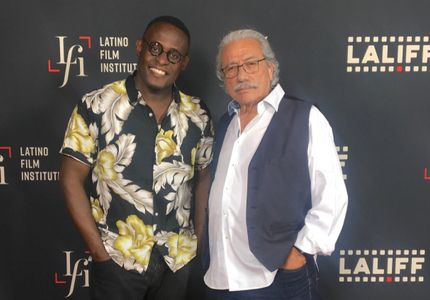 Patrick Jerome & Edward James Olmos at TCL Chinese Theatre Hollywood