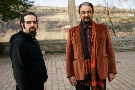 The Broken Key | On the Set | Louis Nero and Kabir Bedi