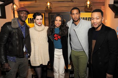 Aldis Hodge, Jurnee Smollett, John Legend, Jessica De Gouw, and Alano Miller at an event for The IMDb Studio at Sundance