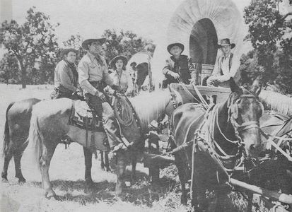 Johnny Mack Brown, Fuzzy Knight, and Nell O'Day in Man from Montana (1941)