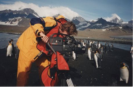 1996 Geoff shooting on South Georgia Island