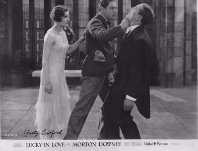 Morton Downey and Betty Lawford in Lucky in Love (1929)