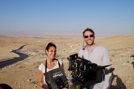 Emily Atef and Michael Kotschi on set of 'Don't worry, I'm fine' ( 'Macht euch keine sorgen)' ) (2017)