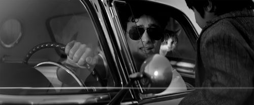 Arash Marandi, Milad Eghbali, and Masuka The Cat in A Girl Walks Home Alone at Night (2014)