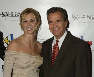 Britney Spears and Dick Clark