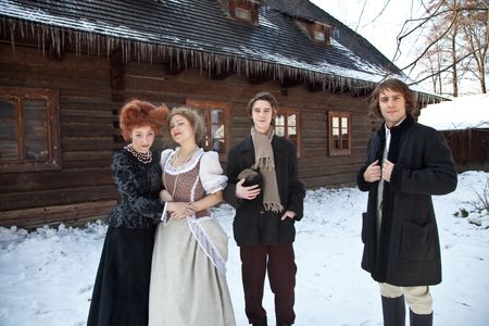 Veronika Zilková, Roman Vojtek, Ivana Korolová, and Jan Komínek in Dvanáct mesícku (2012)