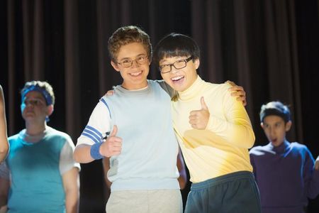 Sean Giambrone and Kenny Ridwan in The Goldbergs (2013)