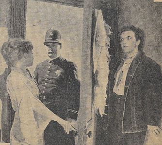 Jack Cheatham, Dorothy Dell, and Preston Foster in Wharf Angel (1934)