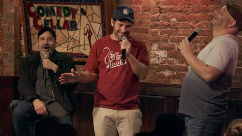 Dave Attell, Jeffrey Ross, and Paul Rudd in Bumping Mics with Jeff Ross & Dave Attell (2018)