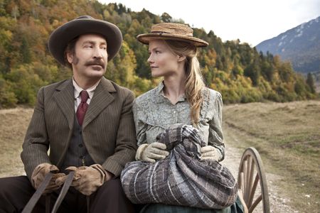 Ronan Vibert and Lindsay Pulsipher in Hatfields & McCoys (2012)