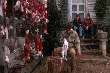 Clancy Brown, Edward Furlong, and Jason McGuire in Pet Sematary II (1992)