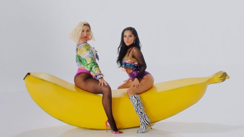 Becky G and Anitta in Anitta feat. Becky G: Banana (2019)