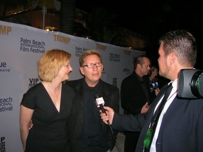 Director/Writer/Producer Dan Chinander with Screenwriter Deb Chinander at the Palm Beach International Film Festival