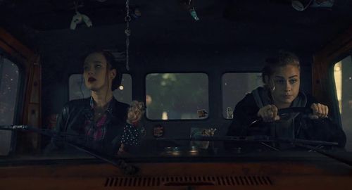 Kristýna Boková and Veronika Marková in The Banger (2020)