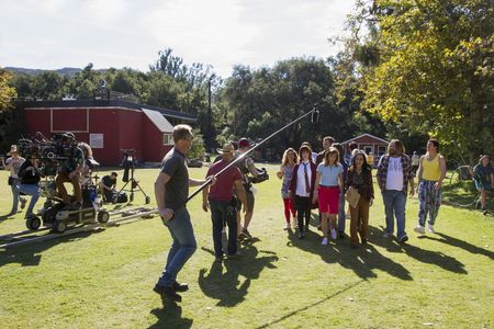 Janeane Garofalo, Michael Ian Black, Nina Hellman, Ken Marino, Zak Orth, and Marisa Ryan in Wet Hot American Summer: Ten