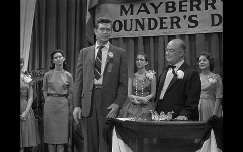 Elinor Donahue, Dick Elliott, Andy Griffith, and Josie Lloyd in The Andy Griffith Show (1960)