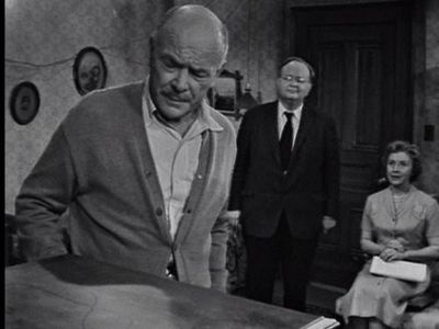 Robert Emhardt, Dean Jagger, and Carmen Mathews in The Twilight Zone (1959)