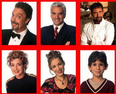 Tim Curry, Annie Potts, Marla Sokoloff, Steve Carell, John O'Hurley, and Luke Tarsitano in Over the Top (1997)