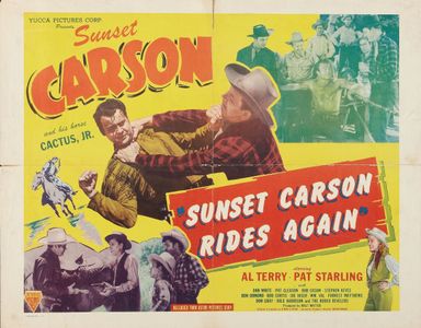 Sunset Carson, John Cason, Joe Hiser, Pat Starling, Dan White, and Al Terry in Sunset Carson Rides Again (1948)