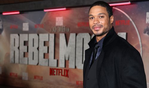 Ray Fisher at the LA premiere of Rebel Moon-Part One: A Child of Fire