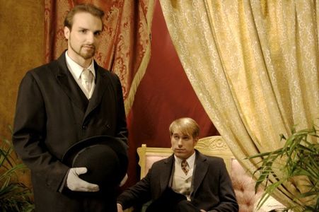 Joe Sykes (seated) in The Little Death (2010)