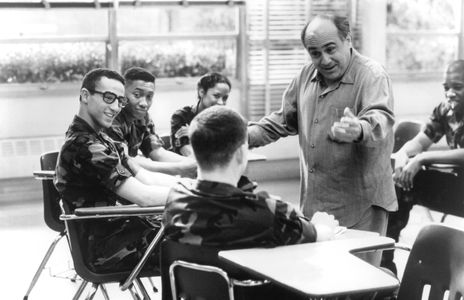 Danny DeVito, Lillo Brancato, Stacey Dash, Kadeem Hardison, and Khalil Kain in Renaissance Man (1994)