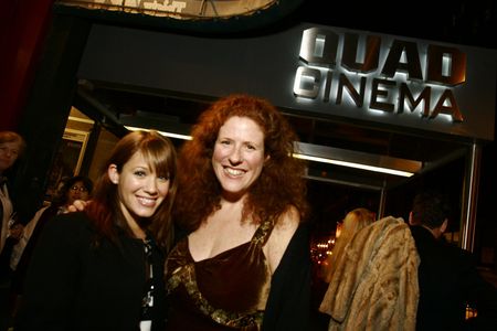 Marla Sokoloff and Debra Kirschner at THE TOLLBOOTH premiere, NYC