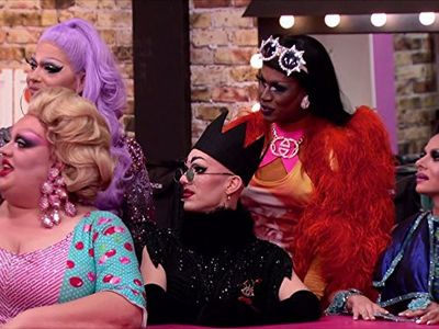 Alex Michaels, Jaren Merrell, David Huggard, Sasha Velour, and Trinity The Tuck in RuPaul's Drag Race (2009)