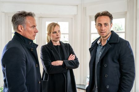 Marco Girnth, Melanie Marschke, and Gabriel Raab in Leipzig Homicide: Froschköniginnen (2023)