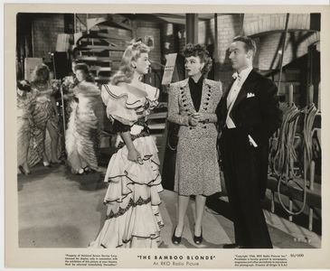 Iris Adrian, Ralph Edwards, and Frances Langford in The Bamboo Blonde (1946)