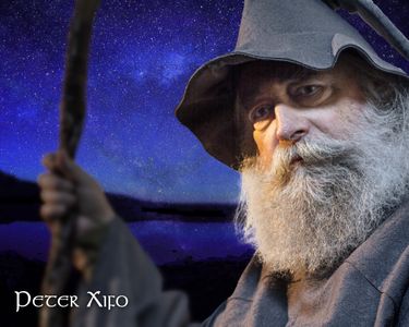 Peter Xifo as the Wizard, in 