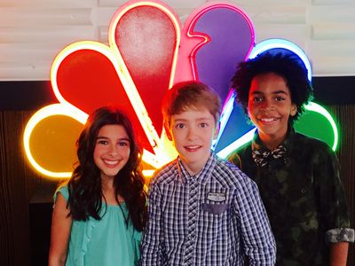 Connor Kalopsis, Lauren Boles and Terrell Ransom Jr. at Days of Our Lives fan event Universal City