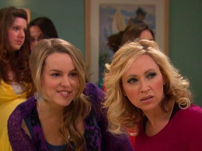 Leigh-Allyn Baker and Bridgit Mendler in Good Luck Charlie (2010)