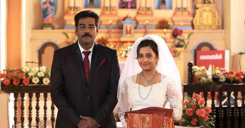 Biju Menon and Poojitha Menon in Swarna Kaduva (2016)