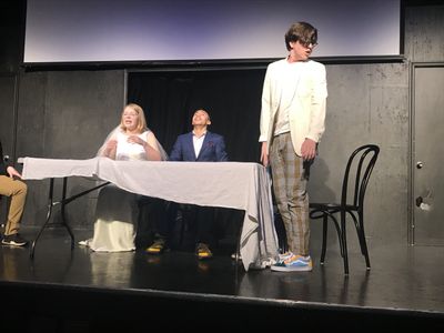 Gabe Eggerling Upright Citizen's Brigade teen long form graduation skit