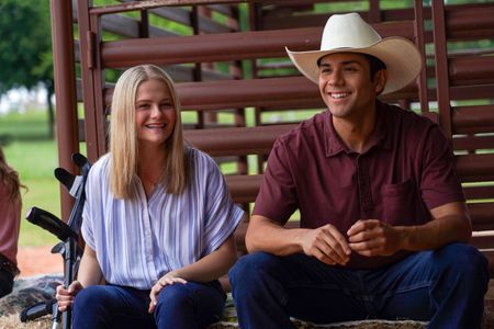 Jared Treviño and Darci Lynne in “A Cowgirl’s Song”